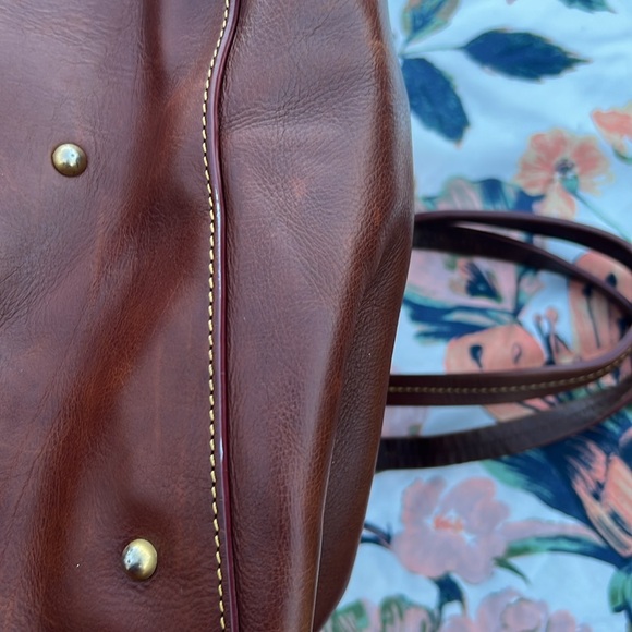 Pre Loved Dooney & Bourke Brown Leather Handbag - Picture 16 of 16